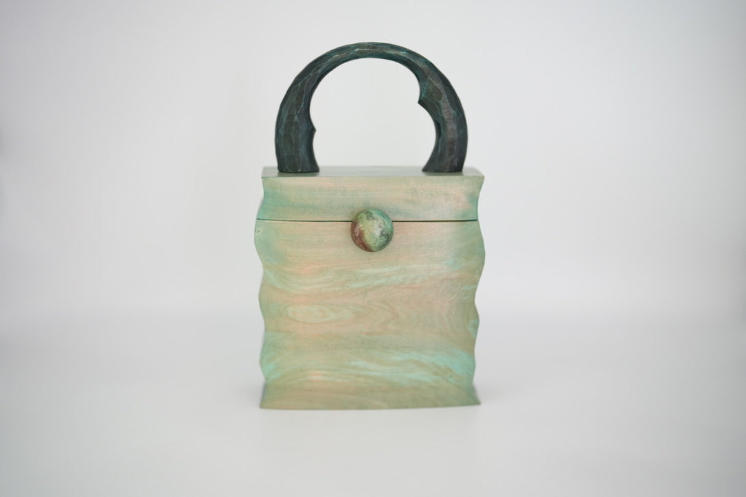 樹の鞄  特別稀少木　 planet-texture /The Wooden Bag - Special Rare Wood: Planet-Texture