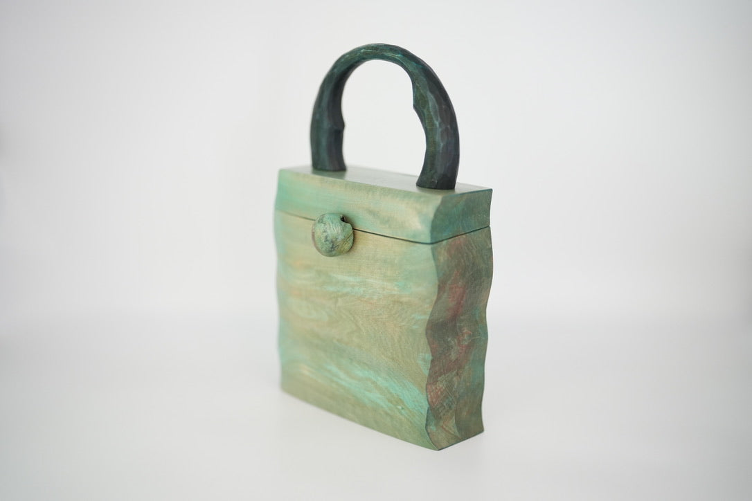 樹の鞄  特別稀少木　 planet-texture /The Wooden Bag - Special Rare Wood: Planet-Texture
