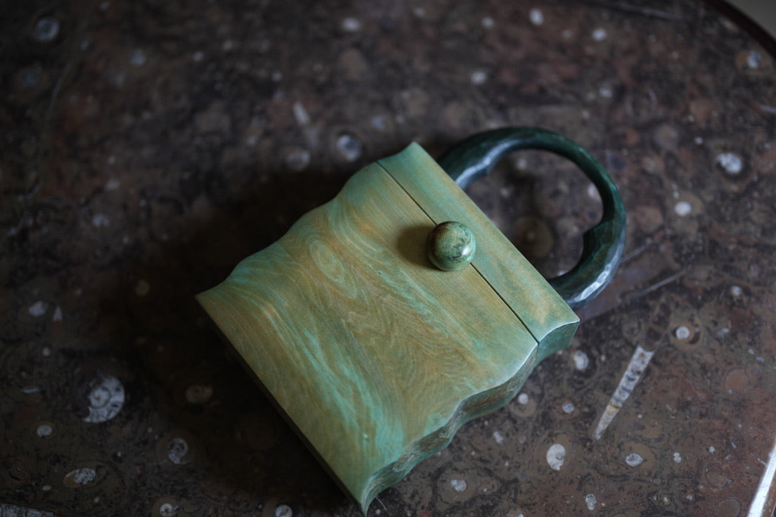 樹の鞄  特別稀少木　 planet-texture /The Wooden Bag - Special Rare Wood: Planet-Texture