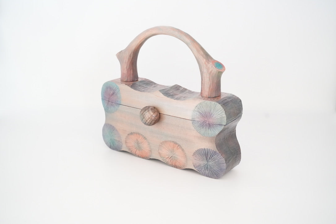 樹の鞄 　特別稀少木　Flora　/The Wooden Bag - Exceptional Rare Grain / Flora