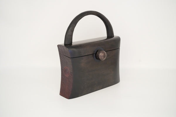 樹の鞄 　チャコール＆　/The Wooden Bag - Charcoal &