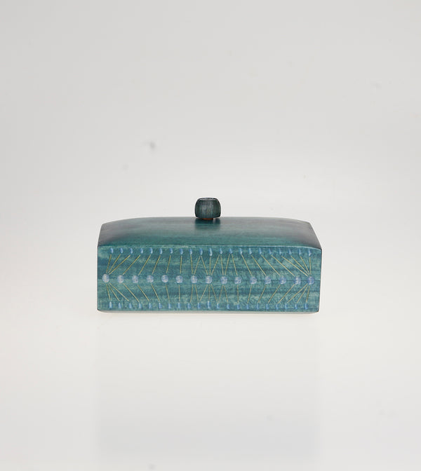 樹の鞄 　peacock green & shell
