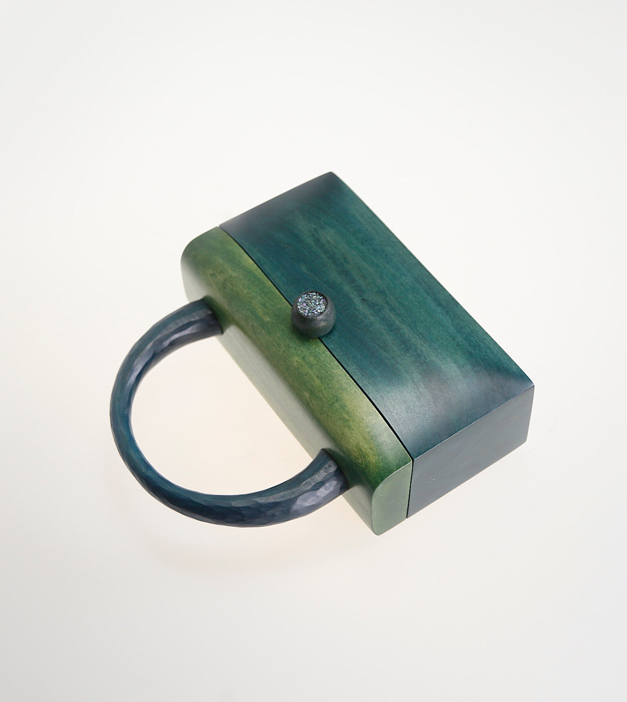 樹の鞄 　peacock green & shell